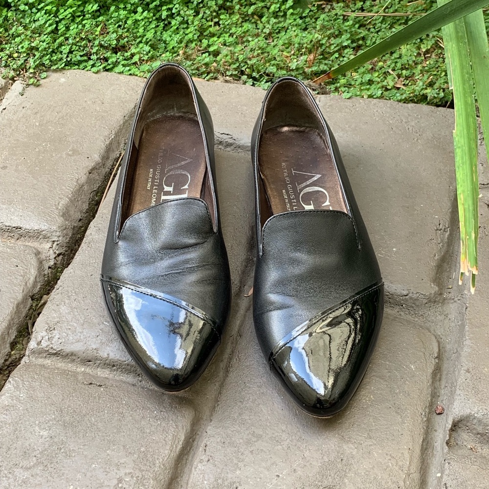 AGL Attilio Giusti Leombruni Patent & Leather Shoe